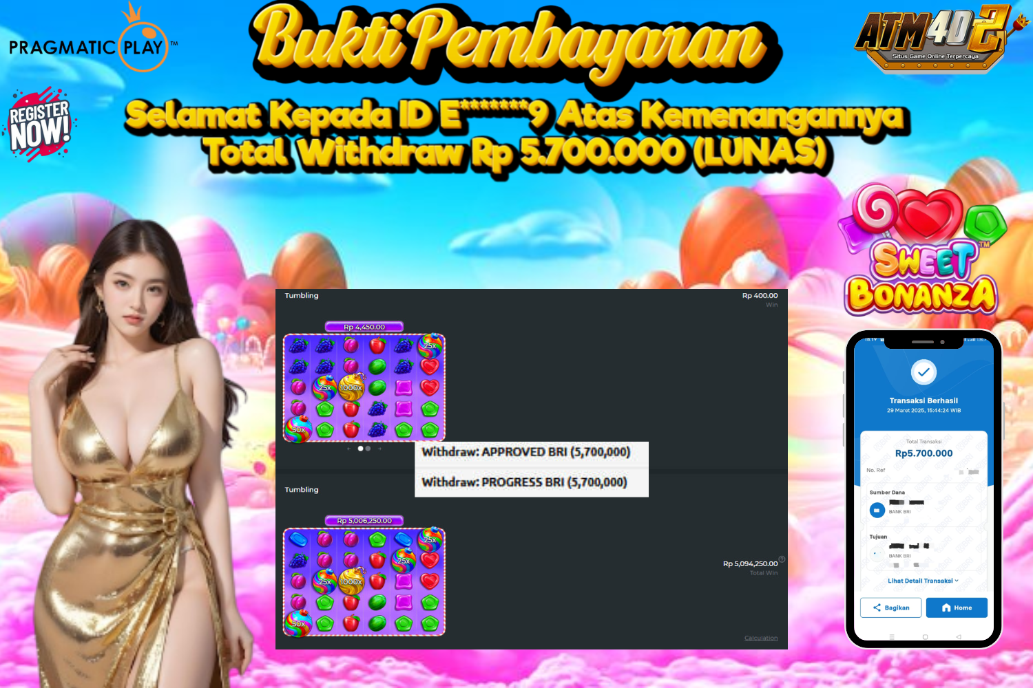 JACKPOT SLOT GACOR MAIN SWEET BONANZA 29 MARET 2025